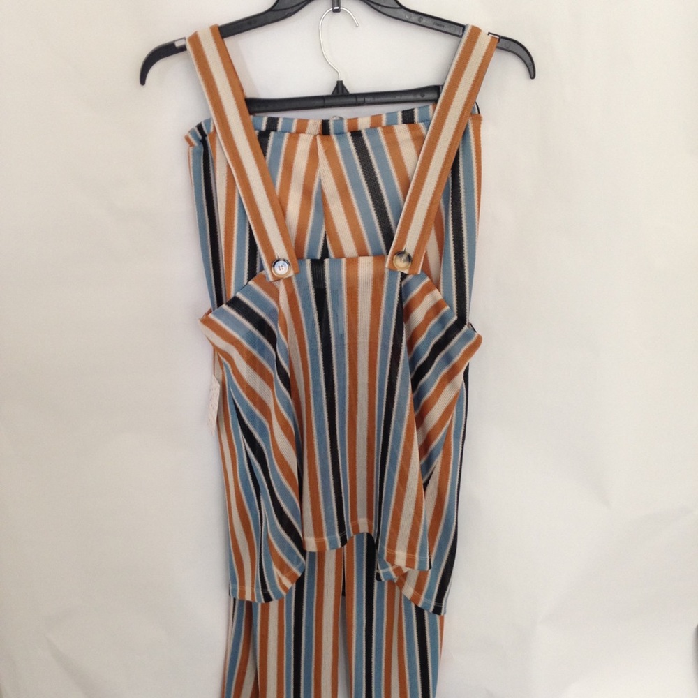 Two-Piece Bridget Striped Top & Pant Set Free Peop - Picture 7 of 7